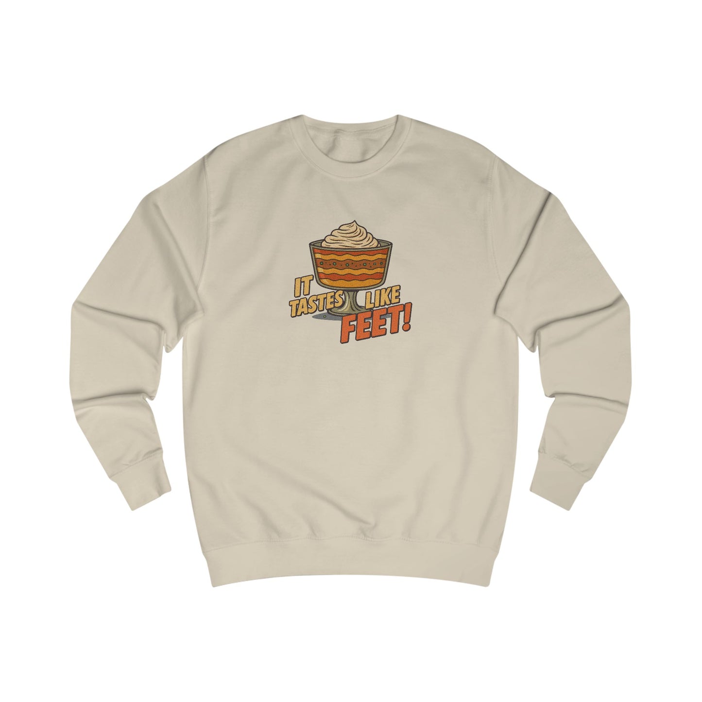 It Tastes Like Feet! — Thanksgiving Trifle Retro Sweatshirt (Light)