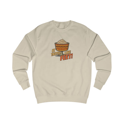It Tastes Like Feet! — Thanksgiving Trifle Retro Sweatshirt (Light)
