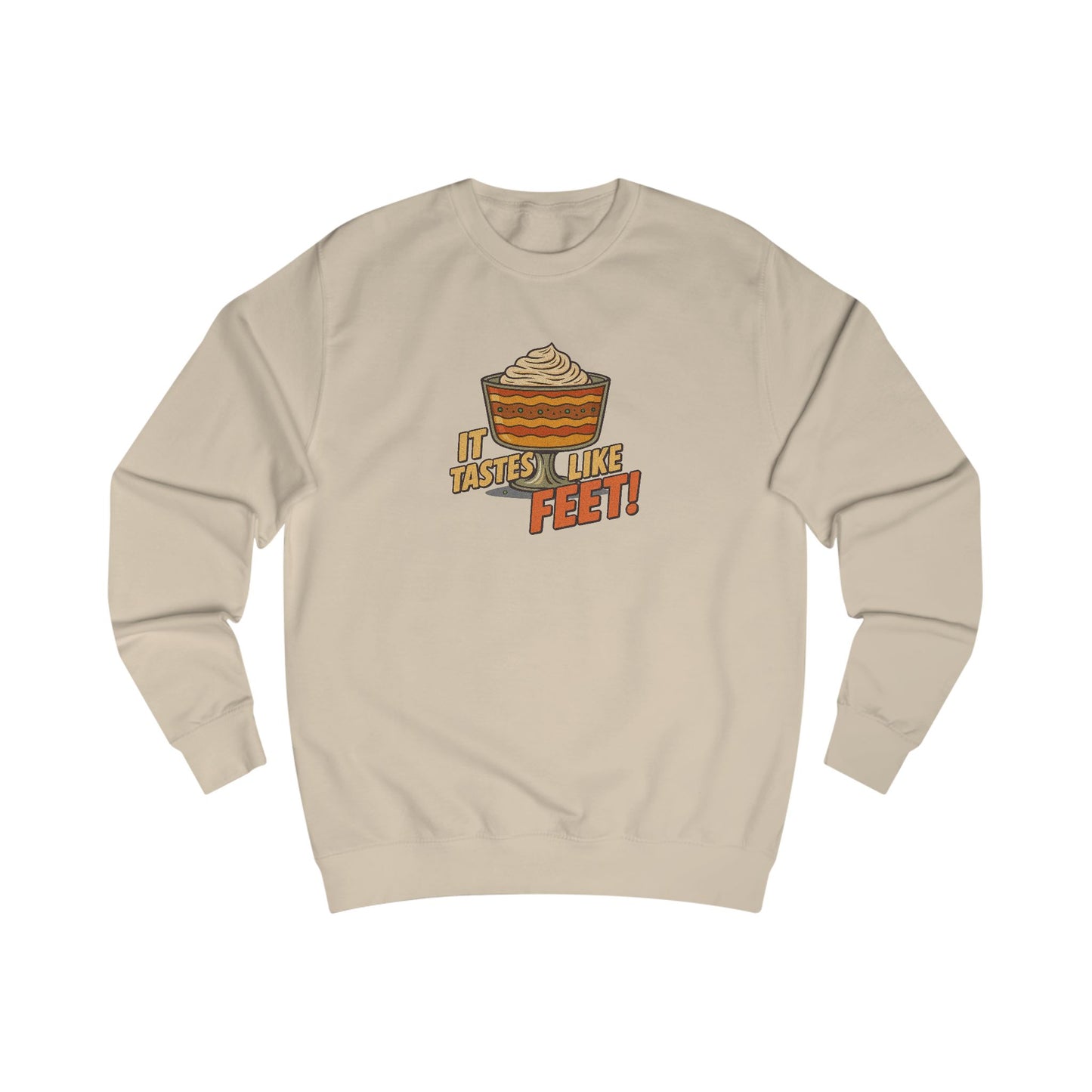 It Tastes Like Feet! — Thanksgiving Trifle Retro Sweatshirt (Light)