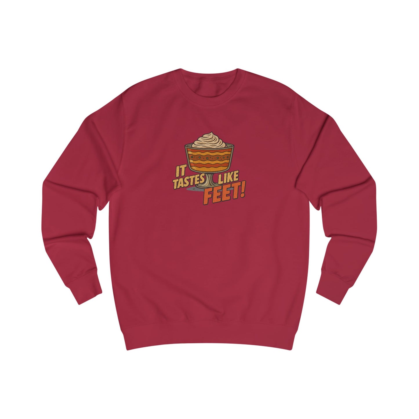 It Tastes Like Feet! — Thanksgiving Trifle Retro Sweatshirt (Light)