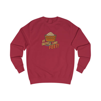 It Tastes Like Feet! — Thanksgiving Trifle Retro Sweatshirt (Light)