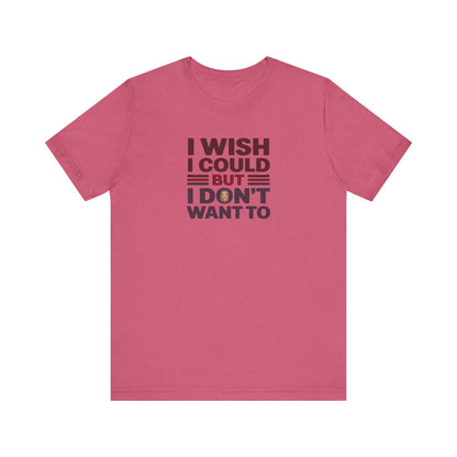 I Wish I Could, But I Don't Want To — Phoebe Buffay Retro Tee (Light)