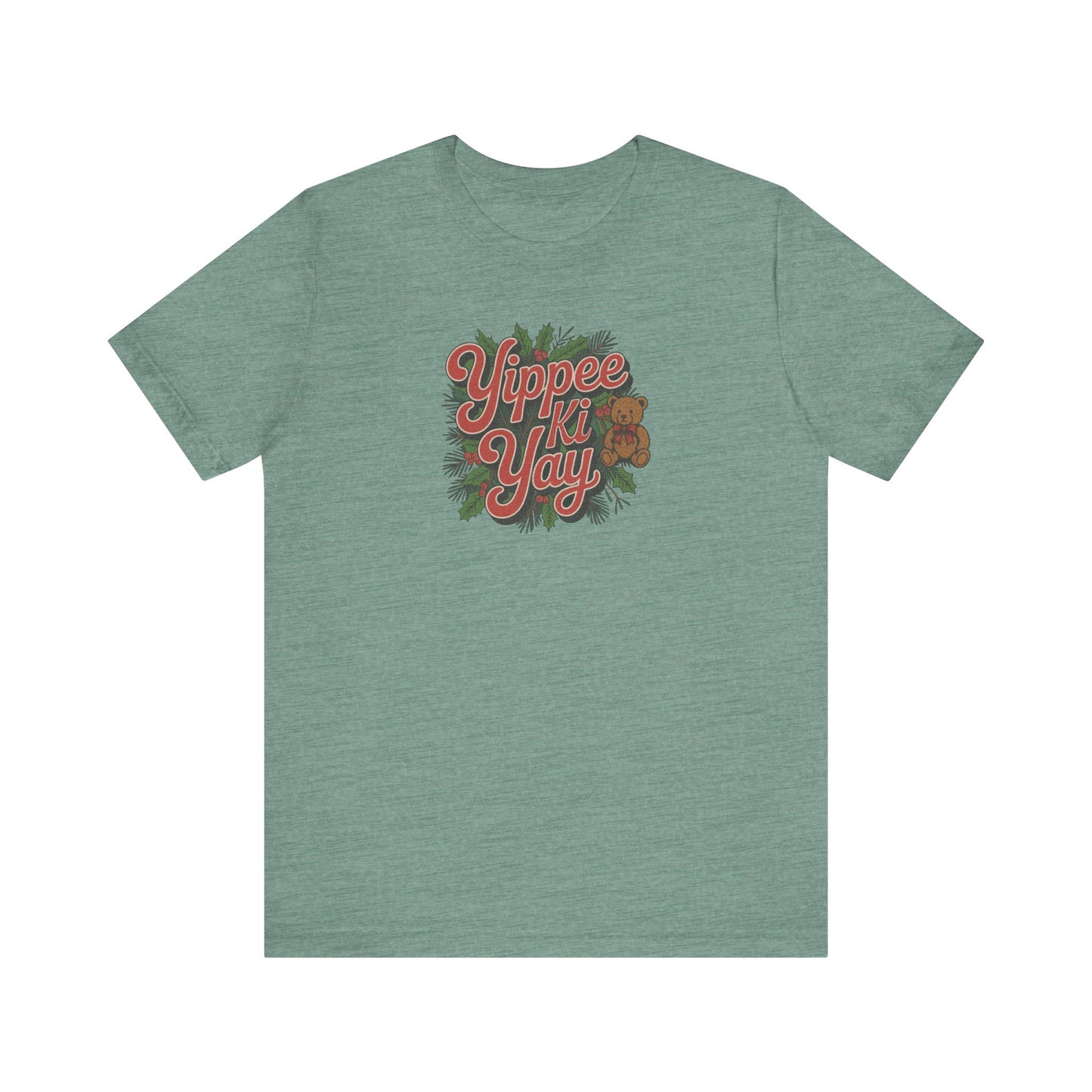 Yippee Ki Yay — Die Hard Retro Christmas Tee (Light)