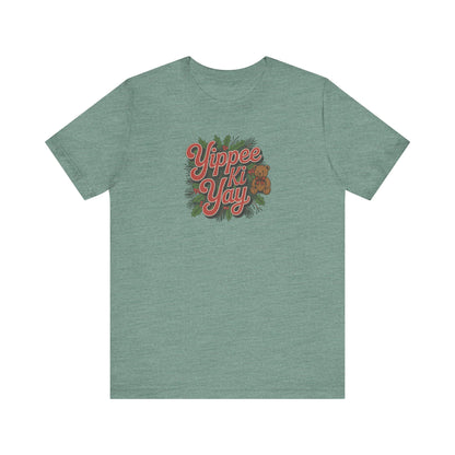 Yippee Ki Yay — Die Hard Retro Christmas Tee (Light)