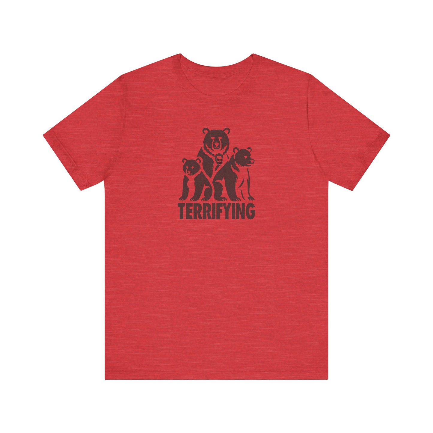 Bears Are Terrifying — Retro Silhouette Tee (Light)