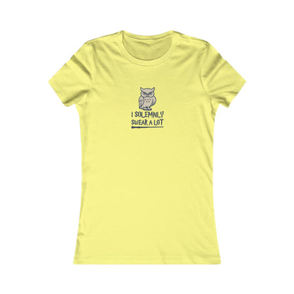I Solemnly Swear a Lot — Harry Potter Women's Tee (Light)