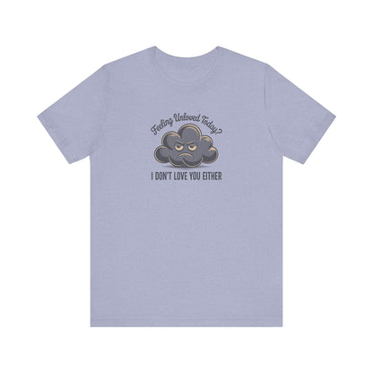 Feeling Unloved Today? I Don't Love You Either — Moody Cloud Retro Tee (Light)