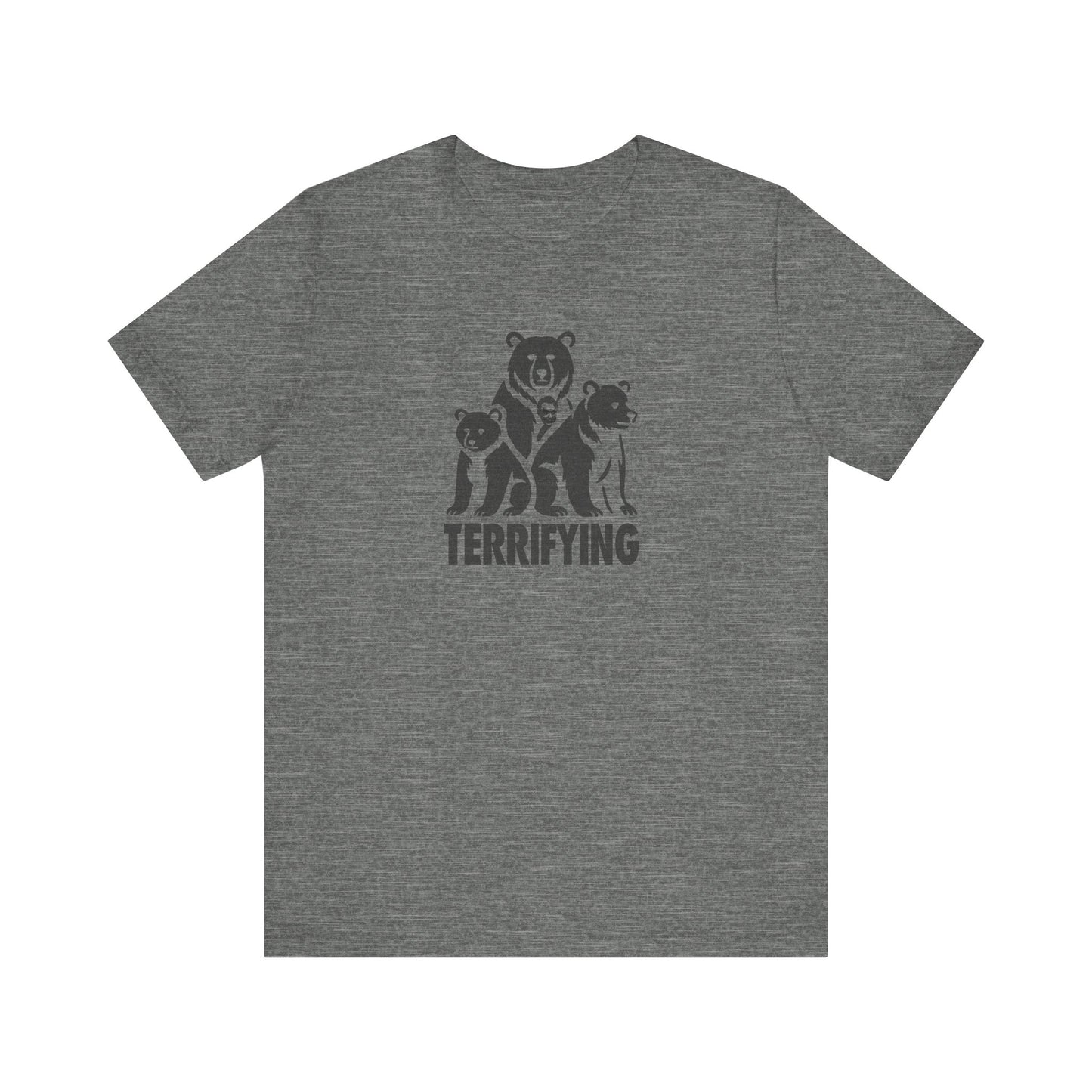 Bears Are Terrifying — Retro Silhouette Tee (Light)