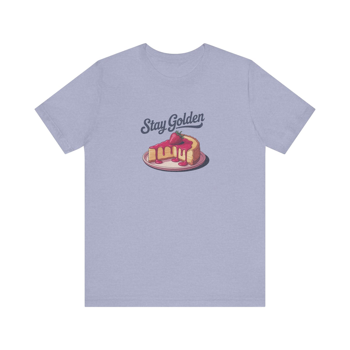 Stay Golden — Retro Cheesecake Graphic Tee (Light)