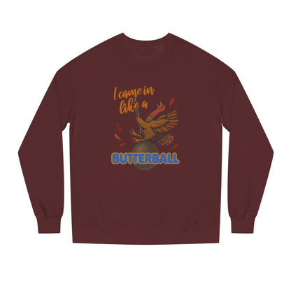 Like a Butterball — Miley Cyrus Thanksgiving Parody Retro Sweatshirt (Dark)