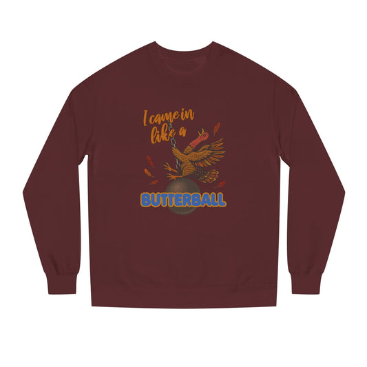 Like a Butterball — Miley Cyrus Thanksgiving Parody Retro Sweatshirt (Dark)