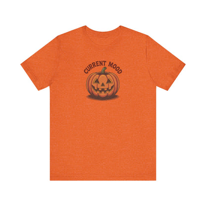 Current Mood (Vintage Jack) — Retro Halloween Tee (Light)