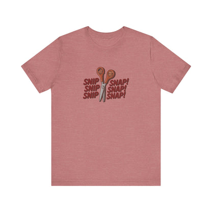 Snip Snap! — Michael Scott Vasectomy Retro Tee (Light)