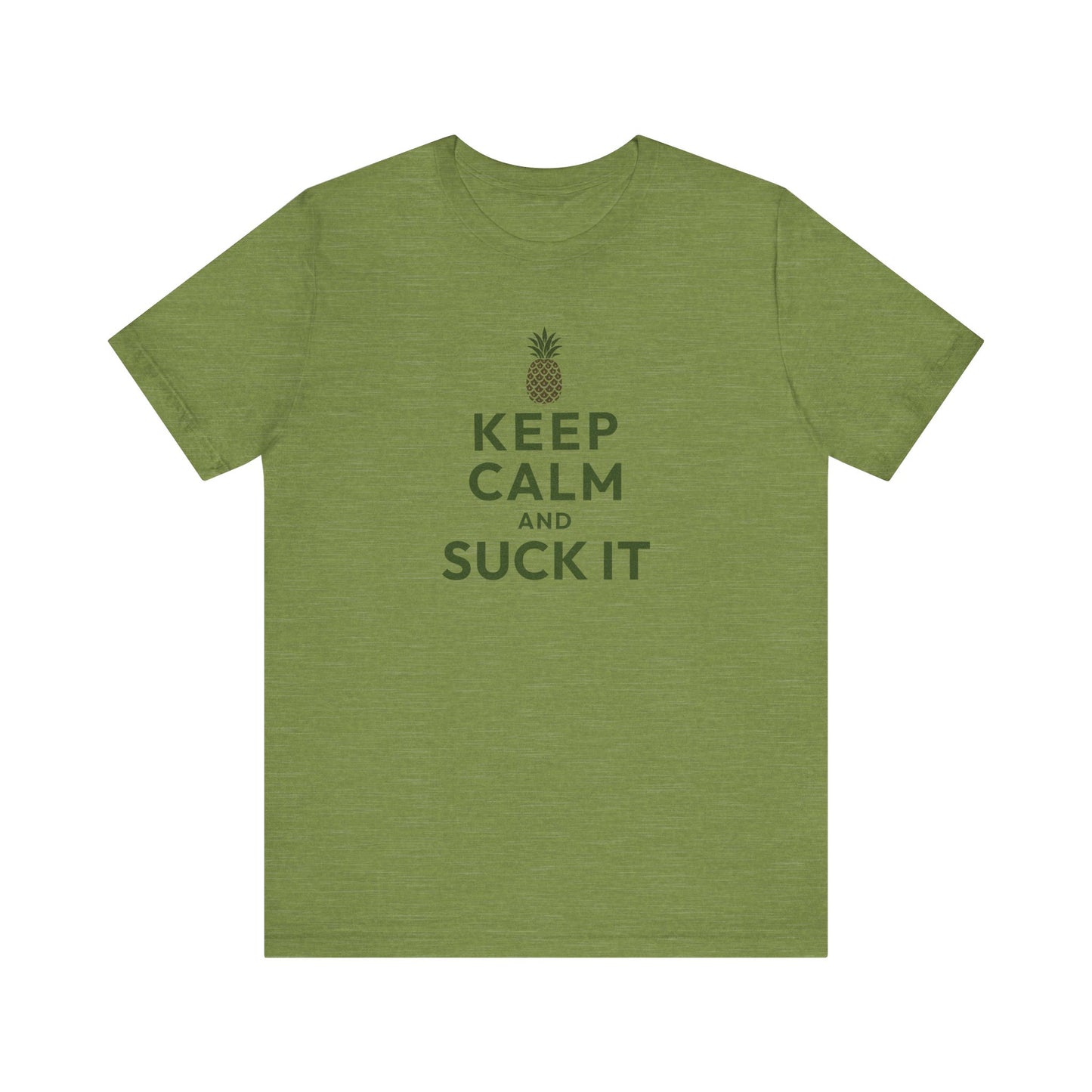 Keep Calm and Suck It — Psych Retro Tee (Light)