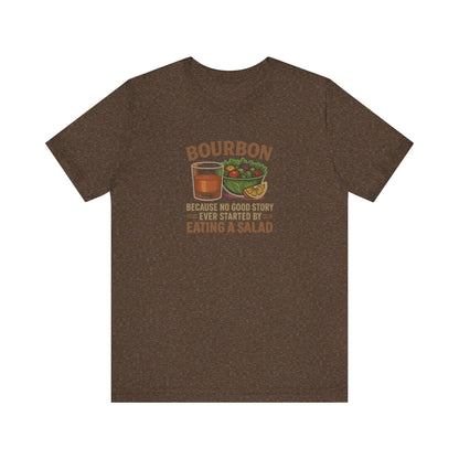 Bourbon > Eating a Salad — Retro Graphic Tee (Dark)