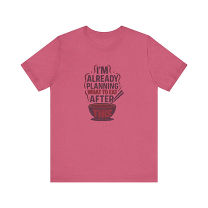 Planning What to Eat After This — Retro Foodie Tee (Light)
