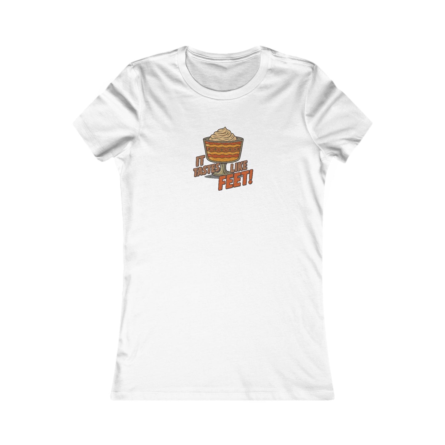 It Tastes Like Feet! — Thanksgiving Trifle Retro Women's Tee (Light)