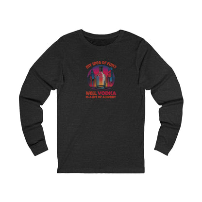 Vodka is a Bit of a Hobby — Retro Graphic Long Sleeve (Dark)
