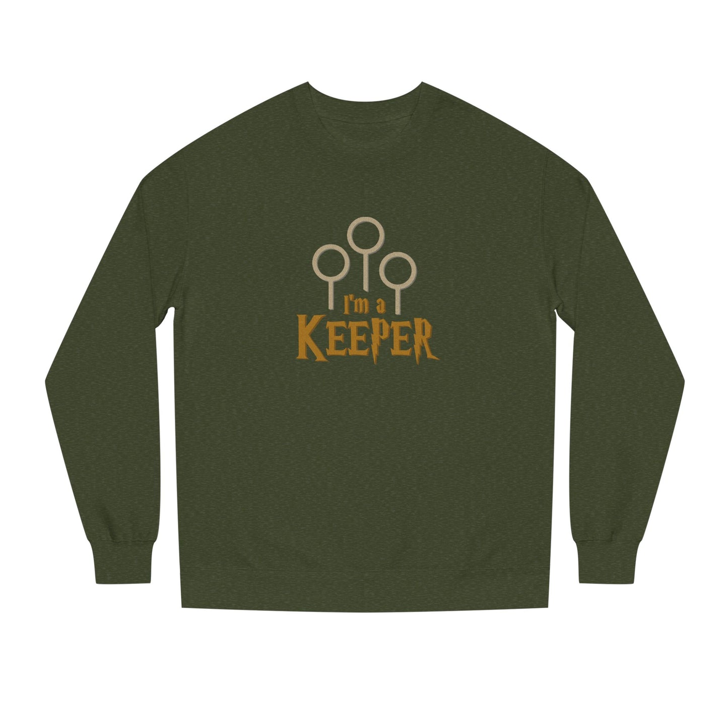 I’m a Keeper — Harry Potter Quidditch Retro Sweatshirt (Dark)