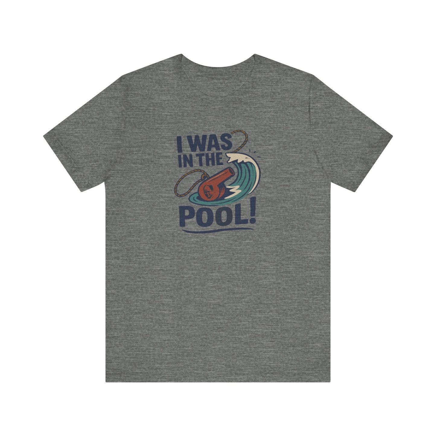 I Was in the Pool! — George Costanza Shrinkage Retro Tee (Light)