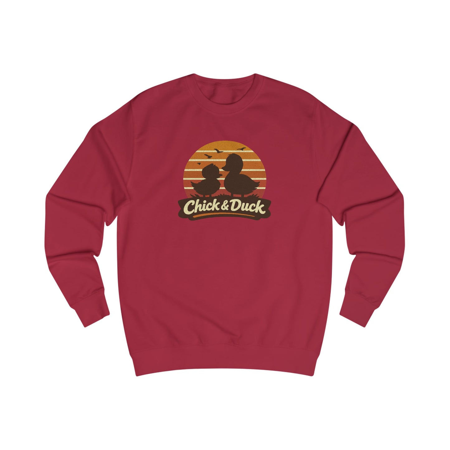The Chick and the Duck — Friends Retro Sweatshirt (Light)