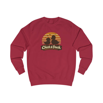 The Chick and the Duck — Friends Retro Sweatshirt (Light)