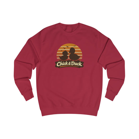 The Chick and the Duck — Friends Retro Sweatshirt (Light)