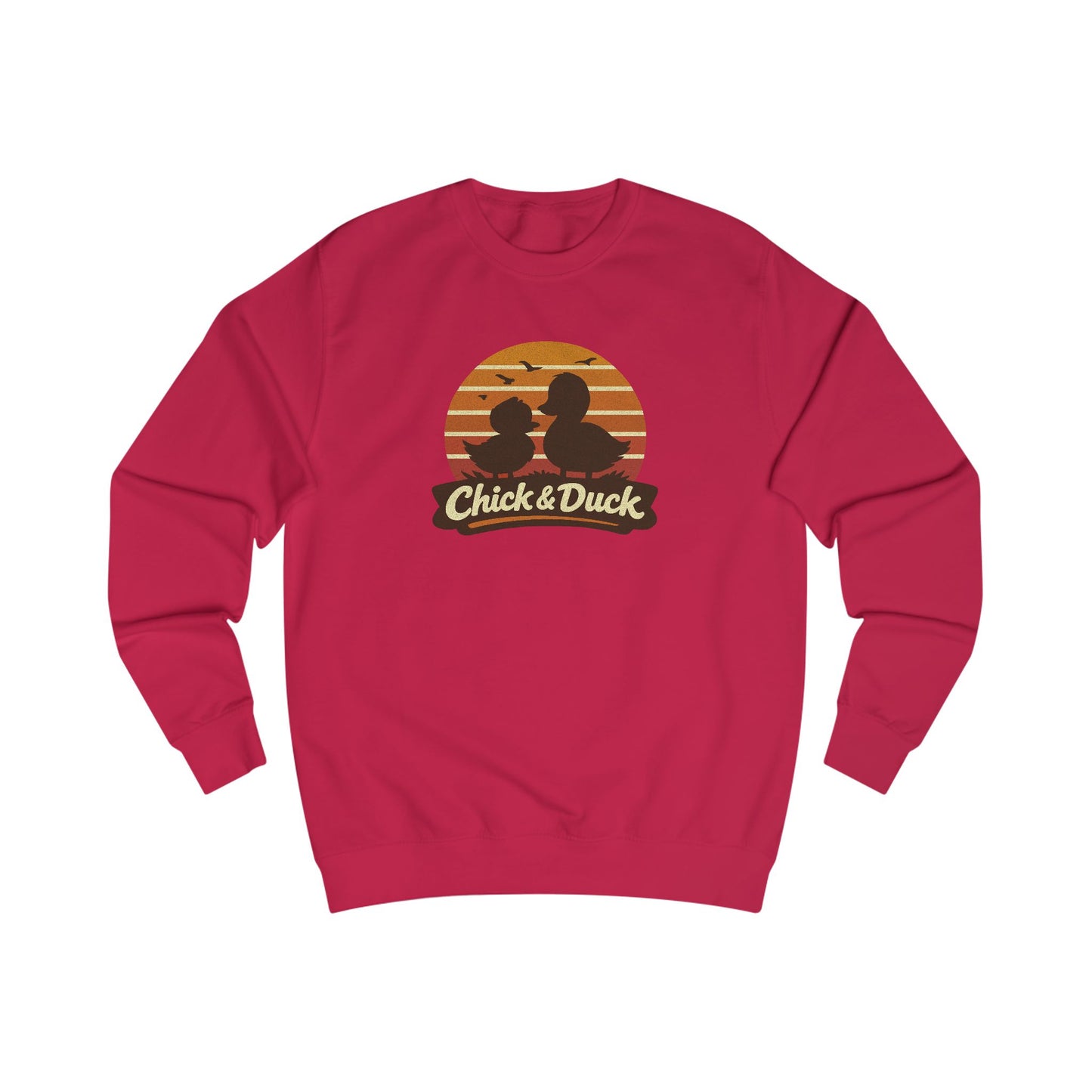 The Chick and the Duck — Friends Retro Sweatshirt (Light)