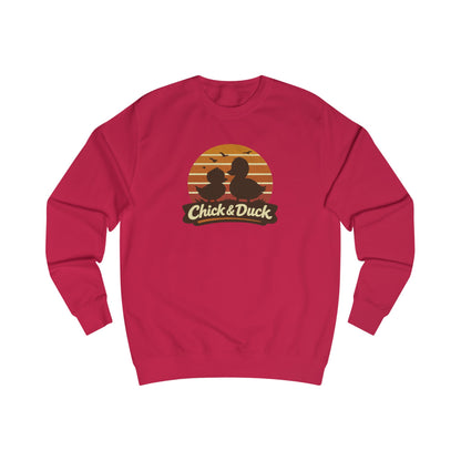The Chick and the Duck — Friends Retro Sweatshirt (Light)