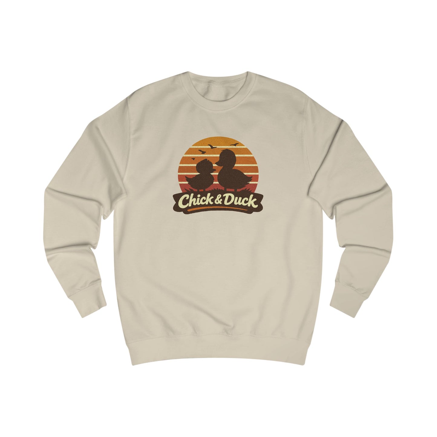 The Chick and the Duck — Friends Retro Sweatshirt (Light)