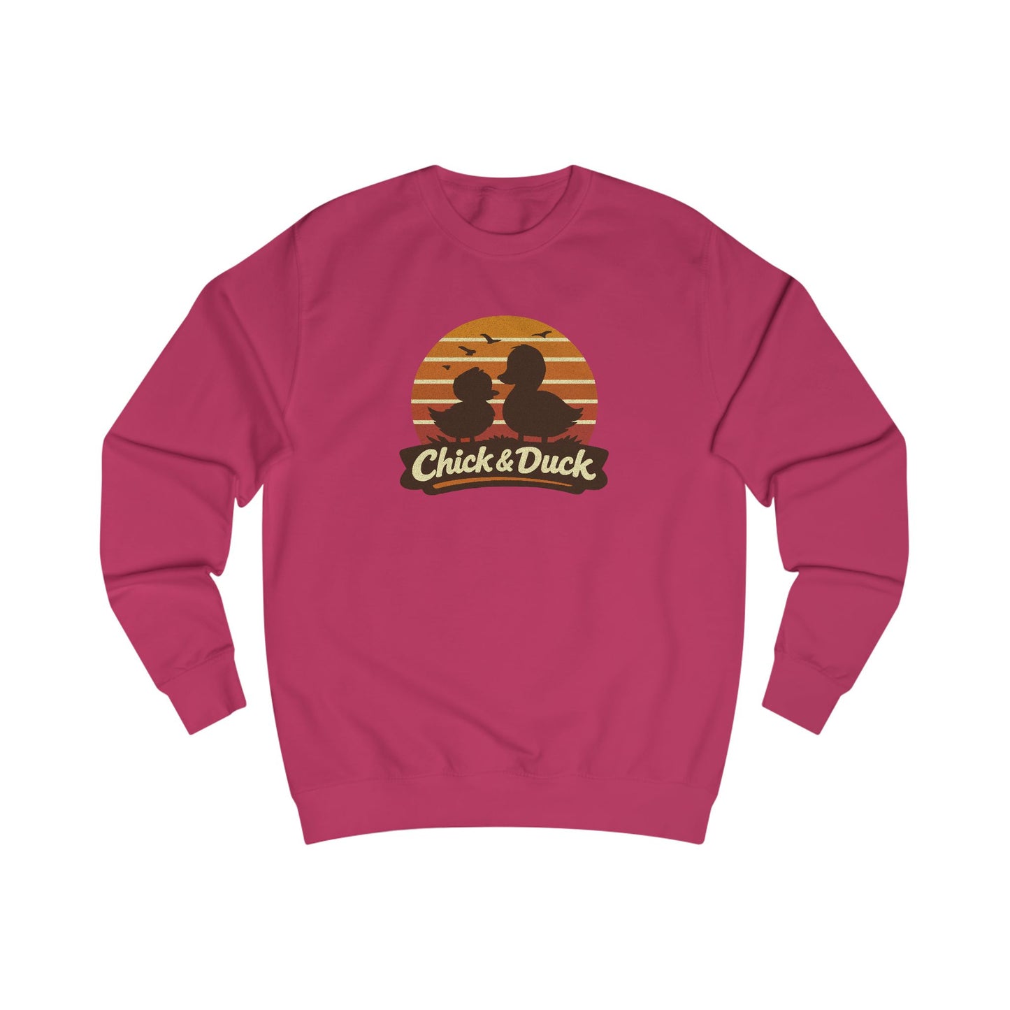 The Chick and the Duck — Friends Retro Sweatshirt (Light)