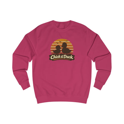The Chick and the Duck — Friends Retro Sweatshirt (Light)