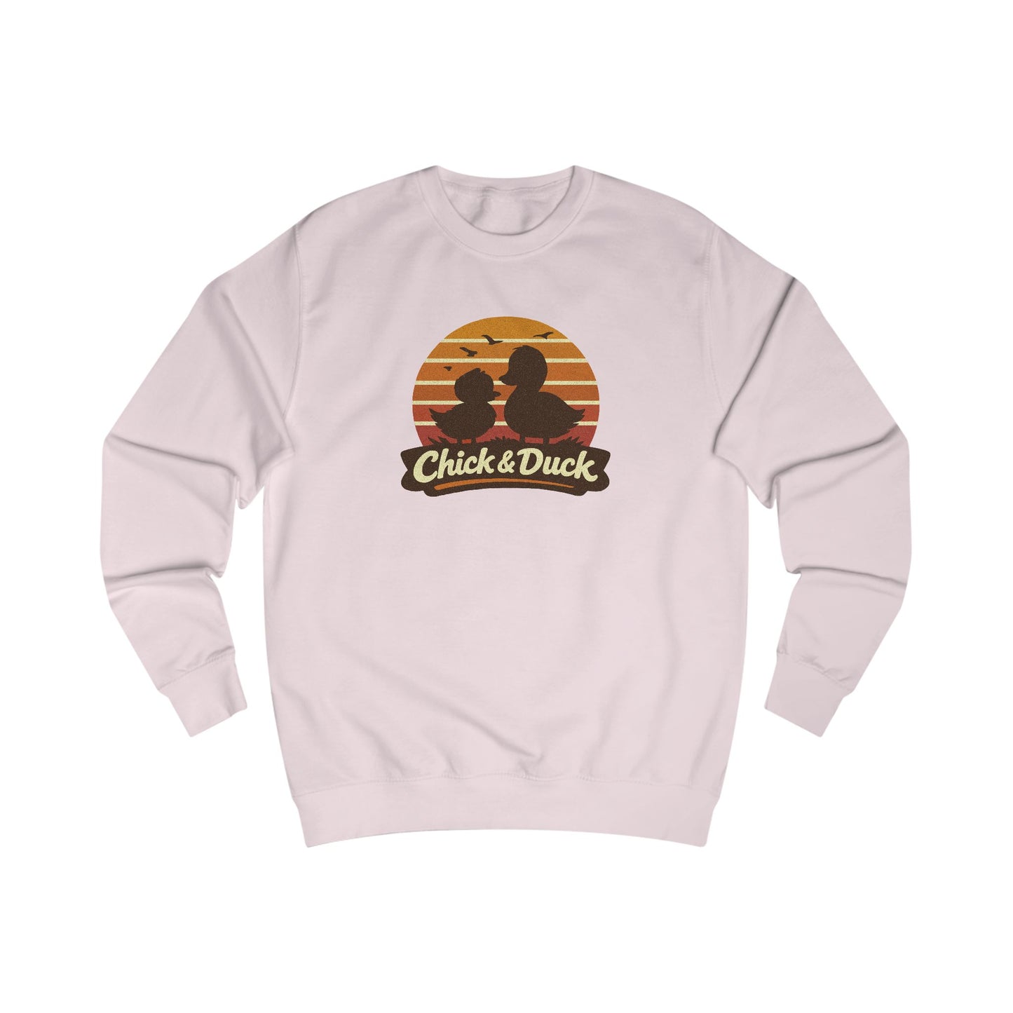The Chick and the Duck — Friends Retro Sweatshirt (Light)