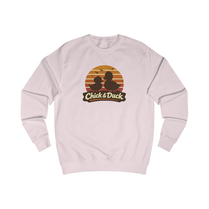The Chick and the Duck — Friends Retro Sweatshirt (Light)