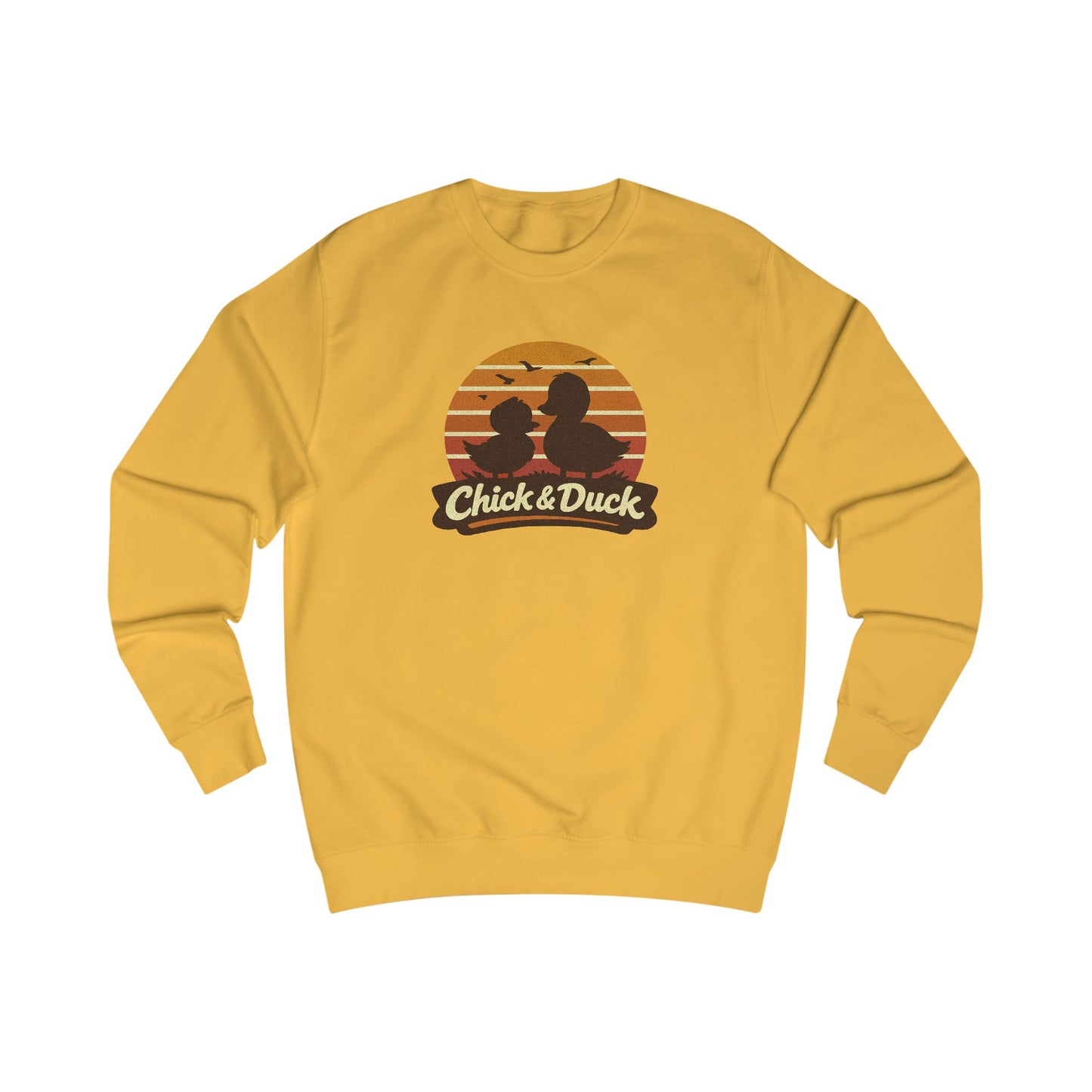 The Chick and the Duck — Friends Retro Sweatshirt (Light)