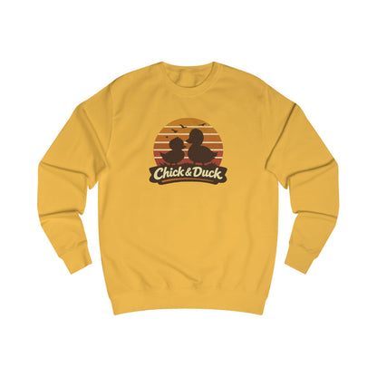 The Chick and the Duck — Friends Retro Sweatshirt (Light)