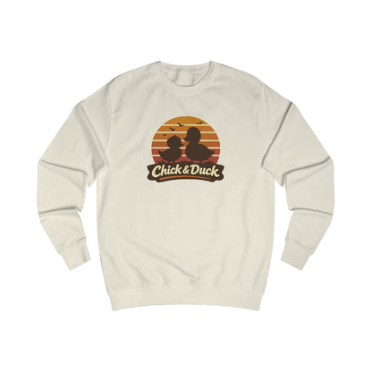 The Chick and the Duck — Friends Retro Sweatshirt (Light)