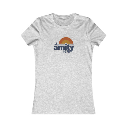 Amity Island 1975 — Jaws-Inspired Retro Women's Tee (Light)