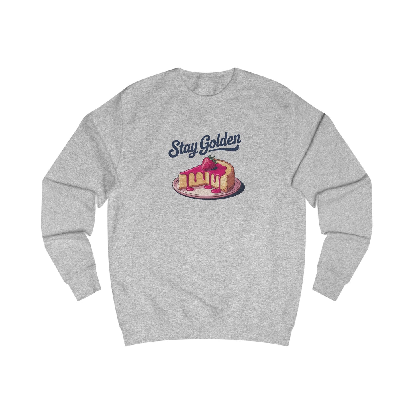 Stay Golden — Retro Cheesecake Graphic Sweatshirt (Light)