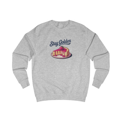 Stay Golden — Retro Cheesecake Graphic Sweatshirt (Light)