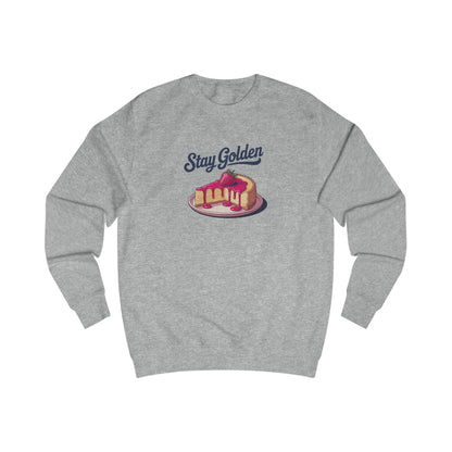 Stay Golden — Retro Cheesecake Graphic Sweatshirt (Light)