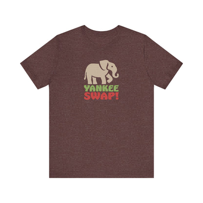 Yankee Swap! Christmas Party — Michael Scott Retro Tee (Dark)