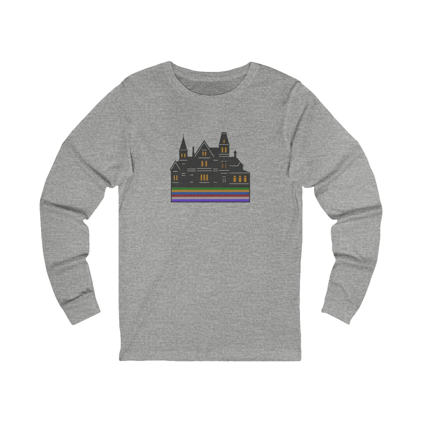 Welcome to Hill House (Off Route 41) — Clue Retro Long Sleeve (Light)