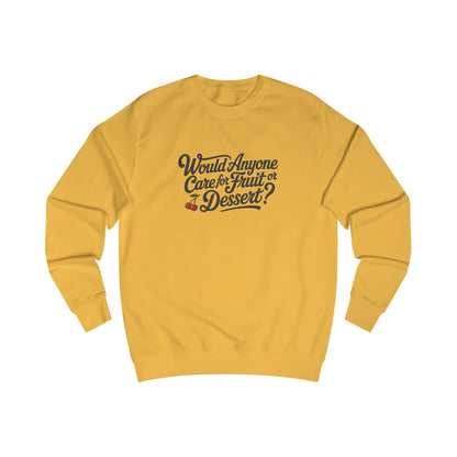 Would Anyone Care for Fruit or Dessert? — Clue Retro Sweatshirt (Light)