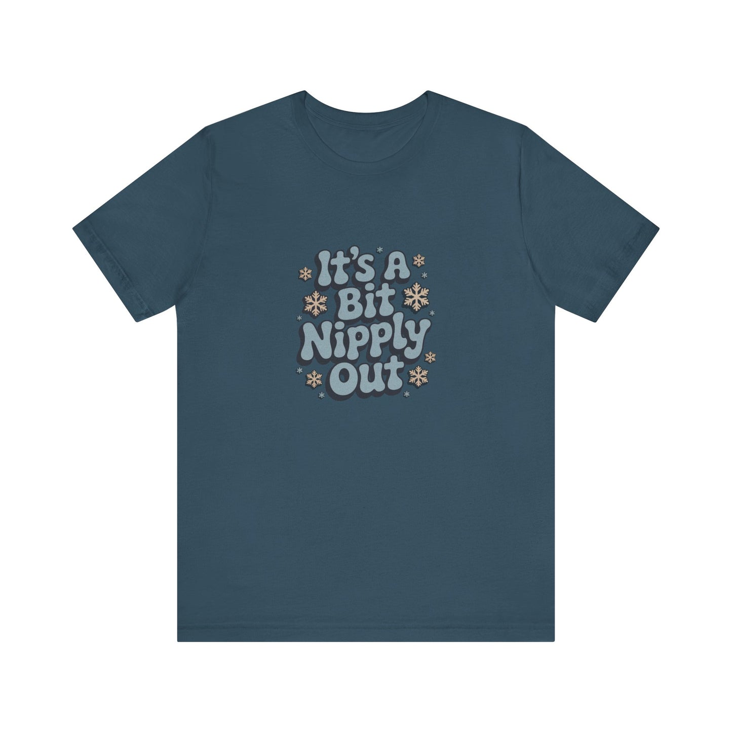 It's a Bit Nipply Out — Christmas Vacation Retro Tee (Dark)