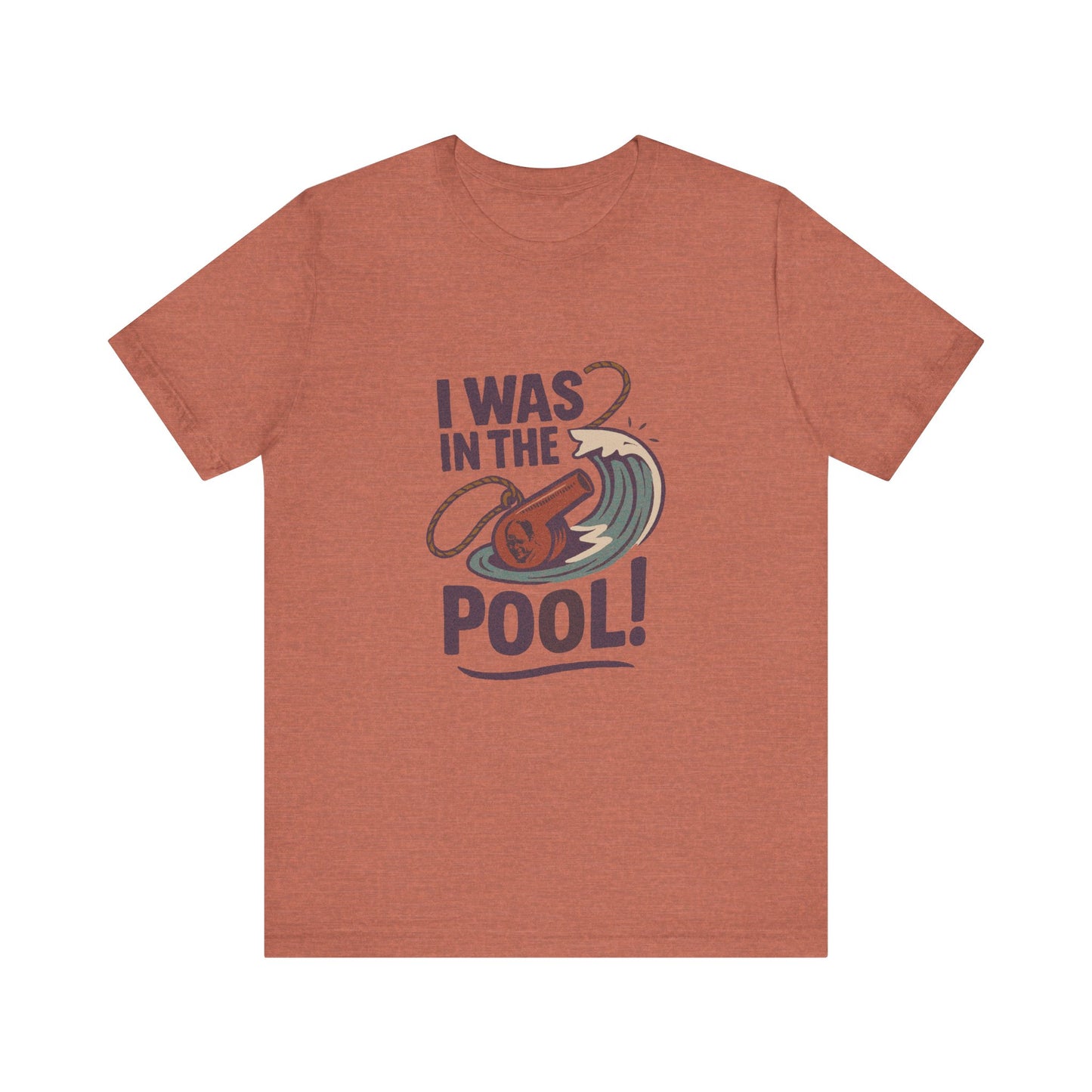 I Was in the Pool! — George Costanza Shrinkage Retro Tee (Light)