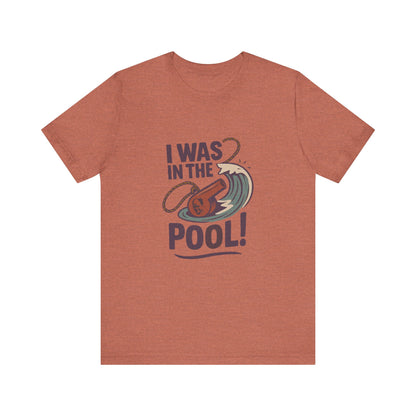 I Was in the Pool! — George Costanza Shrinkage Retro Tee (Light)