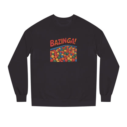 Bazinga! Ball Pit — Big Bang Theory Retro Sweatshirt (Dark)