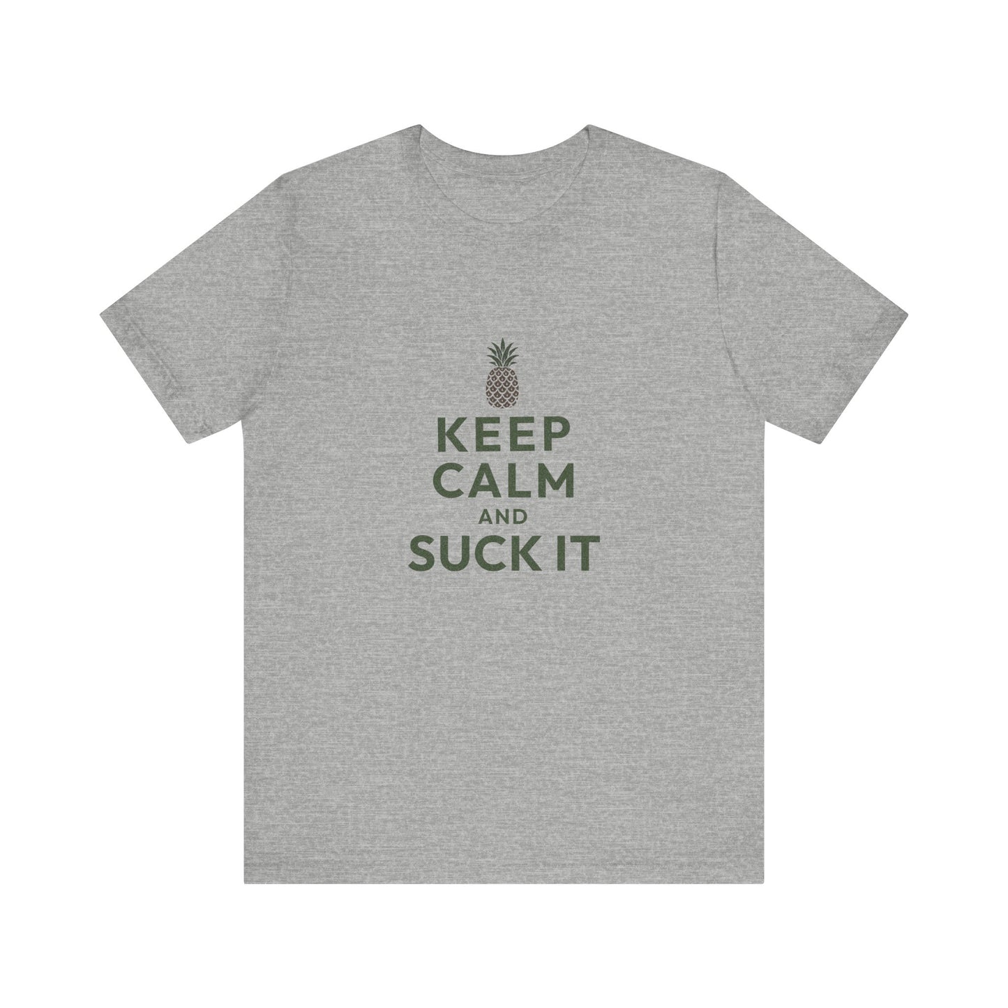 Keep Calm and Suck It — Psych Retro Tee (Light)