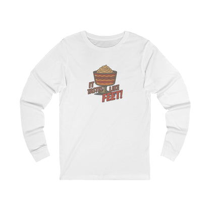It Tastes Like Feet! — Thanksgiving Trifle Retro Long Sleeve (Light)